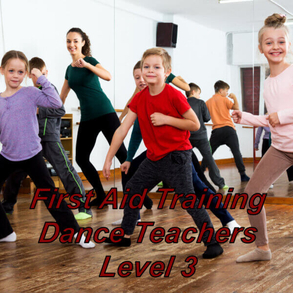 Level 3 first aid training suitable for dance teachers, CPD certified emergency first aid course.